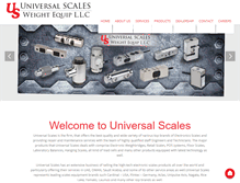 Tablet Screenshot of mail.universalscales.com
